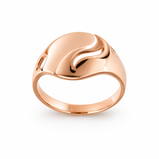 Inel din Aur 14K Roze Model Modern