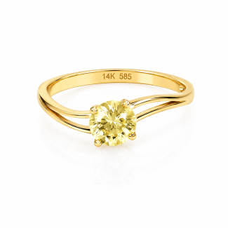 Inel aur 14K cu scapolit natural 0.70 ct
